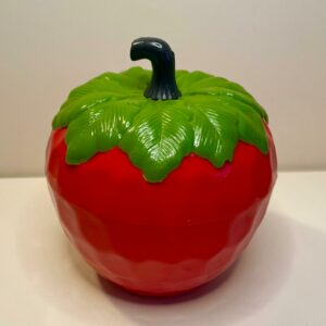 Seau à glaçons vintage en forme de fraise – années 70