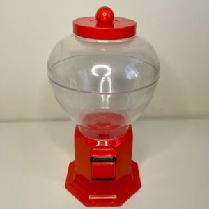 Distributeur de cacahuètes vintage rouge pour bar – années 80