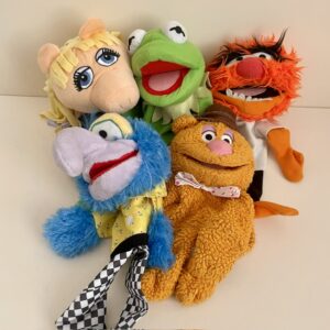 Lot de marionnettes Muppet Show vintage – Kermit, Miss Piggy, Fozzie et compagnie