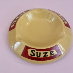 Cendrier publicitaire vintage Suze en faïence – Moulin des Loups – Années 60