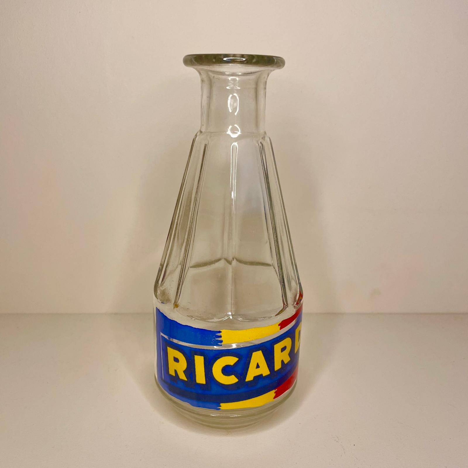 Carafe Ricard vintage en verre sérigraphié – années 70