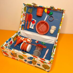 Valisette de docteur vintage avec accessoires – Années 70