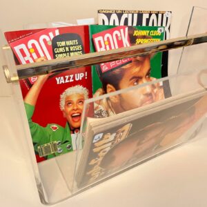 Porte-revues Omega David Lange pour Roche Bobois en Altuglas – Années 70
